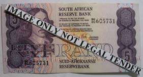 SA R5.00 note  GPC de KOCK 3rd issue. Circulated note - see photo's.