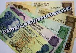 SA R20.00 GPC de KOCK 3rd issue. R2, R5, R10, R20,and a R20 replacement note. Circulated notes.