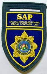 SAP Insignia - Special Constable Unit.