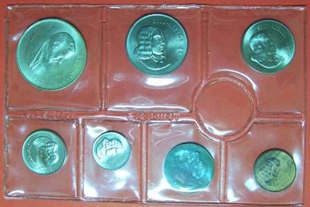 1967 UNC Mint Set (Afri)- with silver Rand.