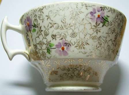 3 X T F & S Ltd Phoenix English Bone China Tea Cup and Saucer