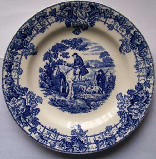 Reduced to clear -Spode - Copeland England Spode's Byron - Plate - approx. 22.8 in diameter