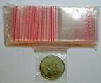 MINI GRIP PLASTIC BAGS - 40X40MM. 100 @ 10c ea. Believe ideal for coins. Buy 2pkts get 1 pkt free.