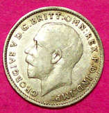 1916- 3d - Georgivs VDG. Britt -  See  photo's.- judge condition for yourself.
