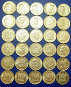 RSA 5c 2nd decimal issue from 1965 to 1989 - 30 coins. (1989 my opinion is proof coin)