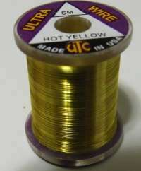 UTC Wire Small (Hot Yellow) - Fly fishing/Fly tying