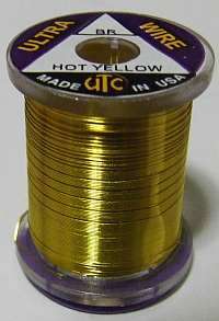 UTC Wire Brassie (Hot Yellow) - Fly fishing/Fly tying