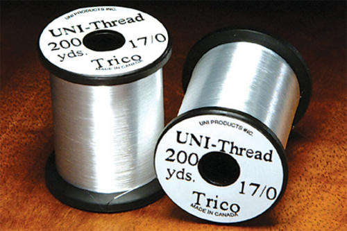 Danville 16/0 Spiderweb White Thread - Fly fishing/Fly tying