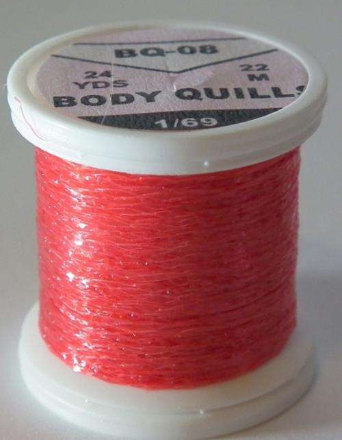 Hends Body Quill - RED - Fly fishing/Fly tying