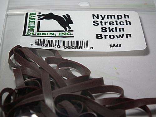 Hareline Nymph Stretch Skin Brown - Fly fishing/Fly tying