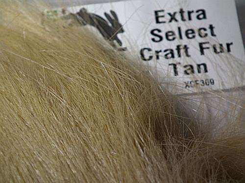 Extra Select Craft Fur - TAN -   Fly fishing/Fly tying