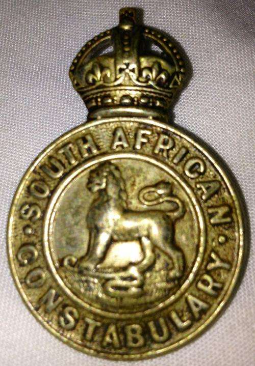 South African Constabulary cap badge. R1 start!!