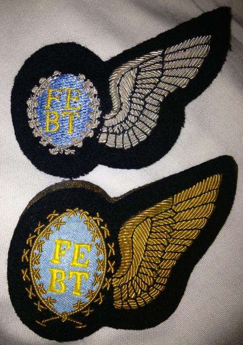SAAF Flight Engineer Bullion wire badges