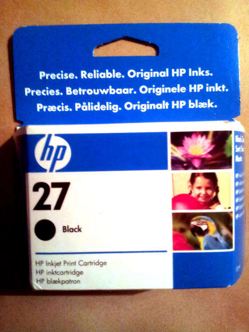 HP no. 27 Black Cartridge