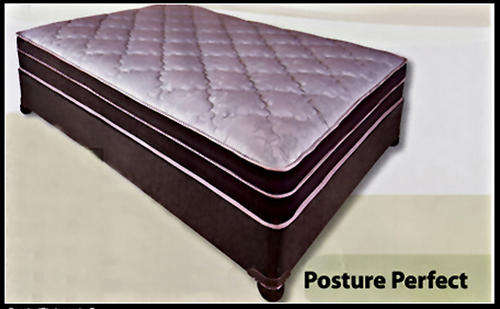 Visco-Elastic Memory Foam/Natural Latex  inner sprung " POSTURE PERFECT "   Mattress Only