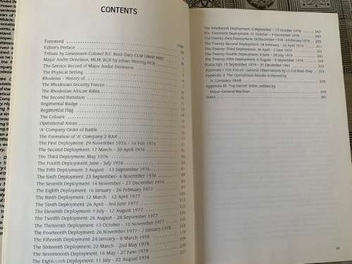 THE WAR DIARIES OF ANDRE DENNISON - RHODESIAN AFRICAN RIFLES