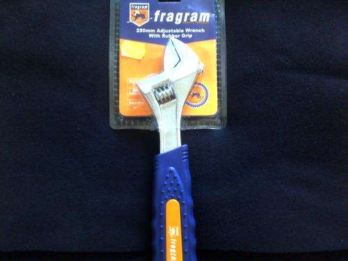 Fragram 250mm adjustable wrench with rubber grip