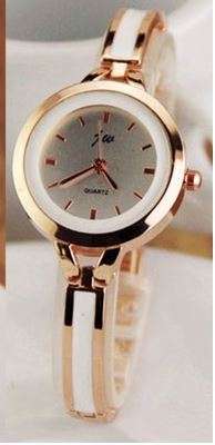 Chic Elegant Women OL Lady Girls Bracelet Quartz Wrist Watch Analog Cuff Bangle