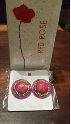 Red Rose Perfume With Earings!!!!!!!!!!!!!!!!!