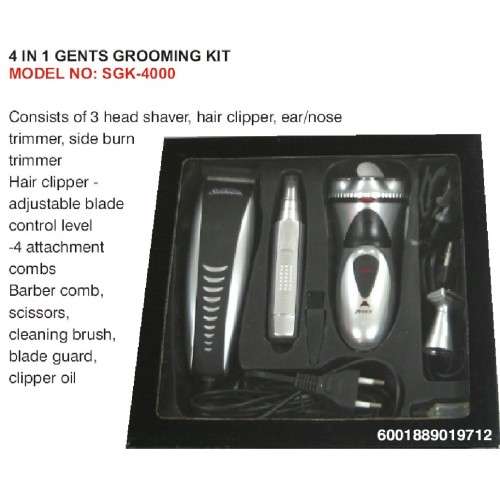 DELUXE 4 IN 1 GROOMING / SHAVING KIT