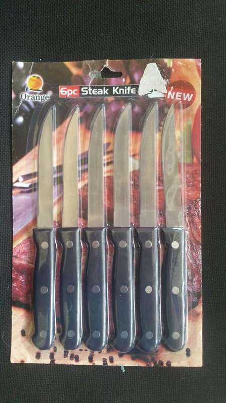 6 PIECE STEAK KNIFE SET!!!!!!!!!!!!!!!!!
