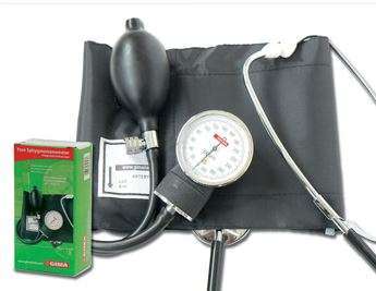 Gima Aneroid Blood Pressure Monitor With Stethoscope Combine