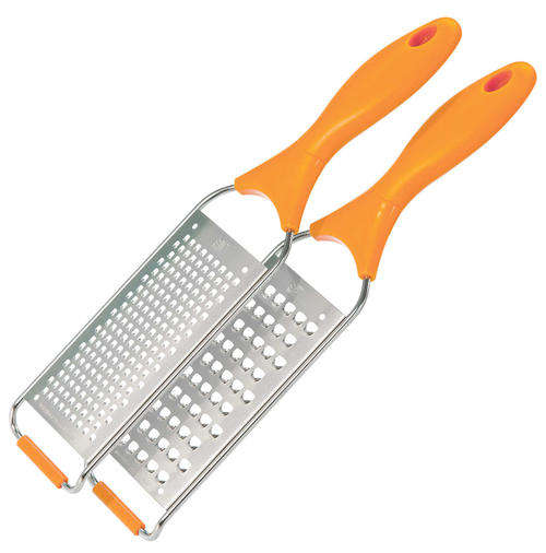 Progressive 2 Piece Snap Fit Hand Grater Set - (300mm x 70mm x 30mm) Orange