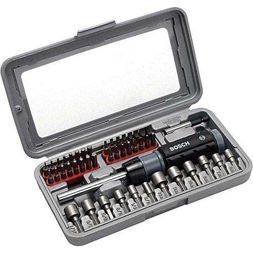 Bosch Ratchet, Socket & Drive Bit Set - 46 Piece