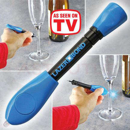 Lazer Bond 3 Second Rapid Repair! Seals Tight with UV Light