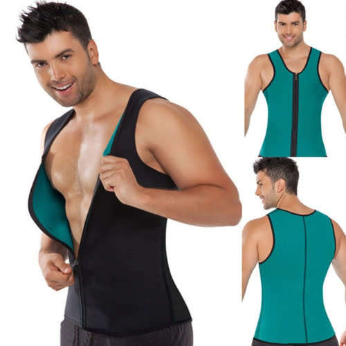New Slimming Vest Gym Clothing Neoprene Shaper Men Slimming Belt Body Shaper Corset Posture Waist T
