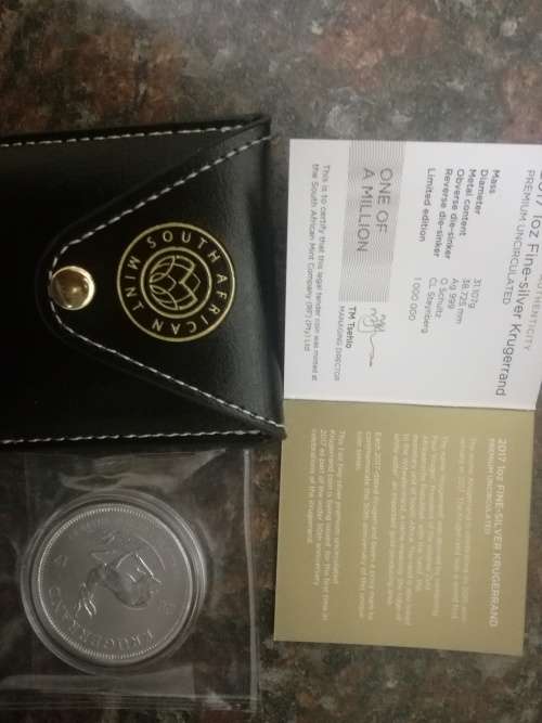 1 oz silver kruger rand!!! uncirculated!!