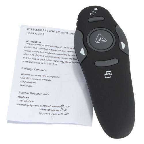 Wireless Controller Laser Pointer Presenter for PPT Presentation Meeting Speech