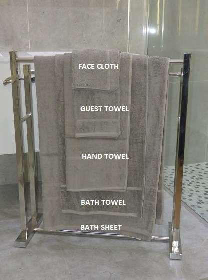 PRESTIGIOUS TERRY LUSTRE "LUXURY RANGE" 100% COTTON 525gms GUEST TOWELS *FREE POSTAGE OVER R500*