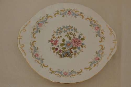 A BEAUTIFUL "ROYAL STANDARD" "MANDARIN" FINE BONE CHINA "HANDLED" CAKE/ PASTRY PLATTER