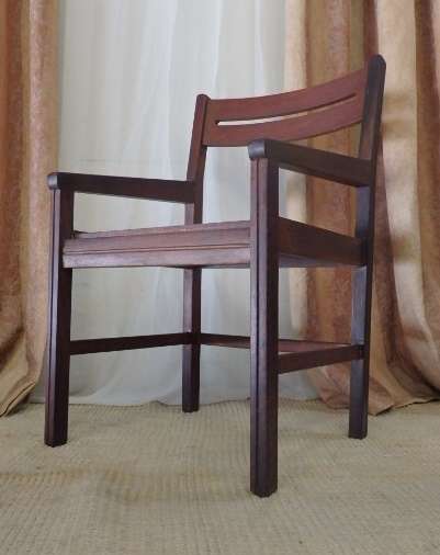A STUNNING VINTAGE "BENT-BACK" RIEMPIE OCCASIONAL ARMCHAIR IN AWESOME CONDITION
