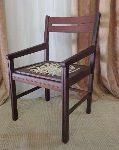 A STUNNING VINTAGE "BENT-BACK" RIEMPIE OCCASIONAL ARMCHAIR IN AWESOME CONDITION