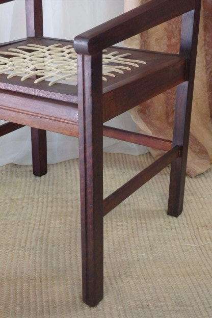 A STUNNING VINTAGE "BENT-BACK" RIEMPIE OCCASIONAL ARMCHAIR IN AWESOME CONDITION