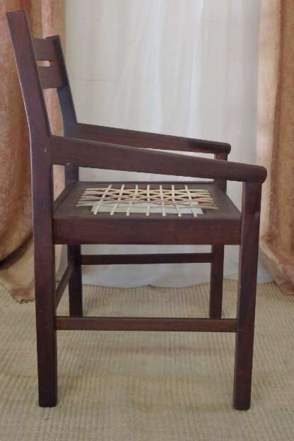 A STUNNING VINTAGE "BENT-BACK" RIEMPIE OCCASIONAL ARMCHAIR IN AWESOME CONDITION