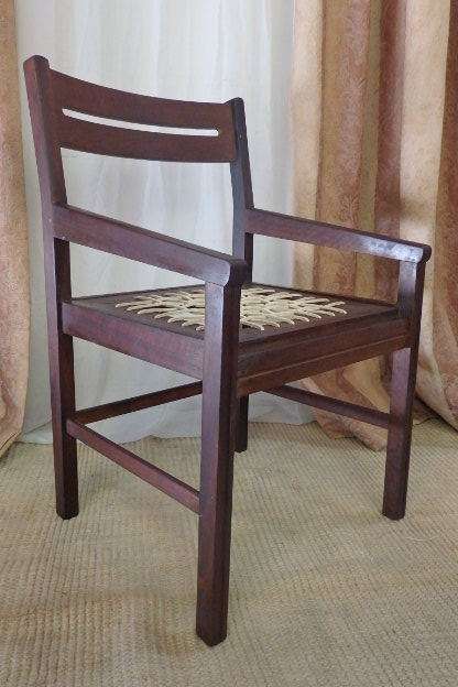 A STUNNING VINTAGE "BENT-BACK" RIEMPIE OCCASIONAL ARMCHAIR IN AWESOME CONDITION