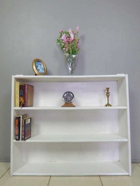 A LOVELY DISPLAY/BOOKSHELF, IDEAL FOR YOUR STUDY OR READING ROOM. PERFECT TO PAINT!!