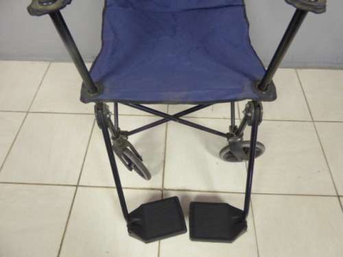 A SUPER LIGHT FOLDING TRANSPORT CHAIR, TRAVEL WHEELCHAIR. GREAT FOR QUICK TRIPS!!
