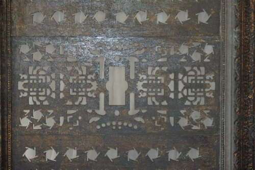 A STUNNING COLLECTION OF 7x LARGE (1m x 1m) "GOTHIC" STYLE FRAMES w/ AWESOME CUT-OUT PANELS bid/fram