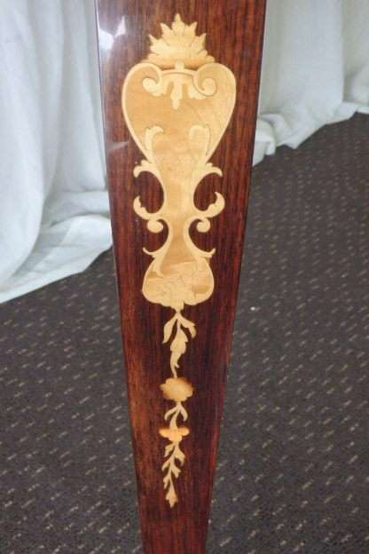 A SPECTACULAR RARE MID-CENTURY ITALIAN MADE MARQUETRY GAMES TABLE WITH VARIOUS INLAY BOARD GAMES