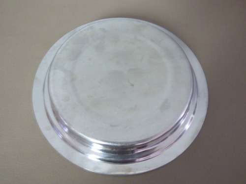 A BEAUTIFUL VINTAGE STAINLESS STEEL "LIDDED" BUTTER DISH, STUNNING ON YOUR DINING TABLE!!!