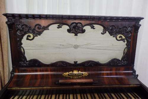 EXTREMELY RARE ANTIQUE VICTORIAN (c1837) "WILLIAM HARPER" UPRIGHT PIANO FOR RESTORATION! AMAZING!!!