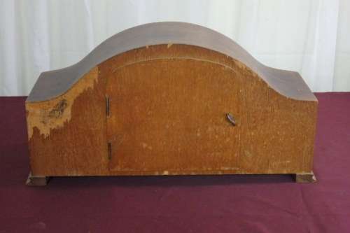 AN EXQUISITE ANTIQUE (1930 TO 1940) FRENCH MADE "ODO" ART DECO MANTLE CLOCK IN WORKING CONDITION