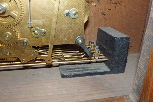 AN EXQUISITE ANTIQUE (1930 TO 1940) FRENCH MADE "ODO" ART DECO MANTLE CLOCK IN WORKING CONDITION