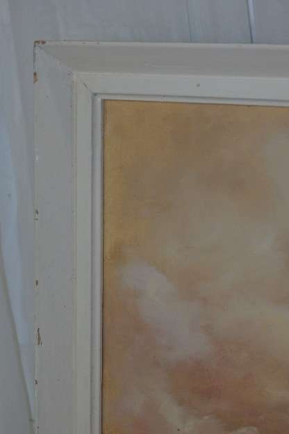A FABULOUS FRAMED "ROSE O'CONNOR" OIL ON CANVAS OF A HERD OF CATTLE BEING LED TO A WATERING HOLE