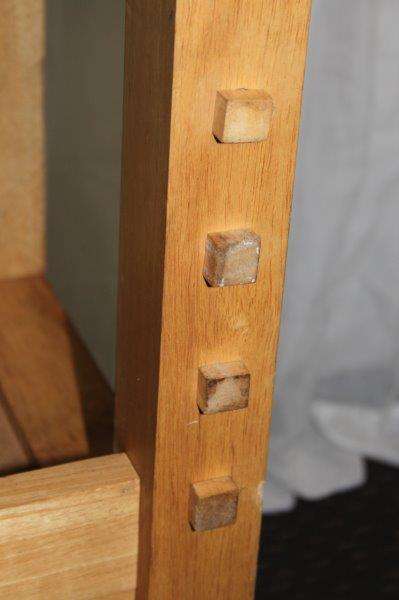 AN AWESOME AND VERY WELL MADE "WHITEGATE" SOLID WHITE OAK WORK BENCH WITH 2x VICES & AMPLE STORAGE