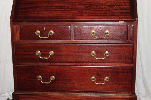 AN INCREDIBLE ORIGINAL "LISS BROS" 1958 UK MILITARY? SOLID MAHOGANY FLIP-TOP WRITING DESK
